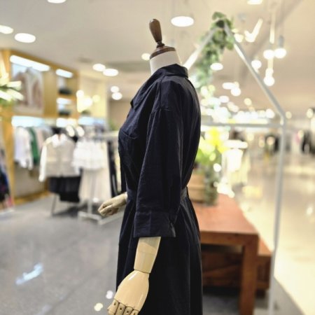 포켓카라 원피스