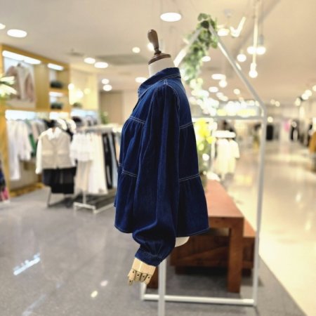 캉캉데님 블라우스