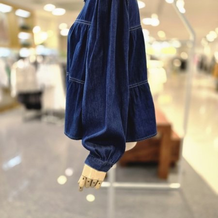 캉캉데님 블라우스