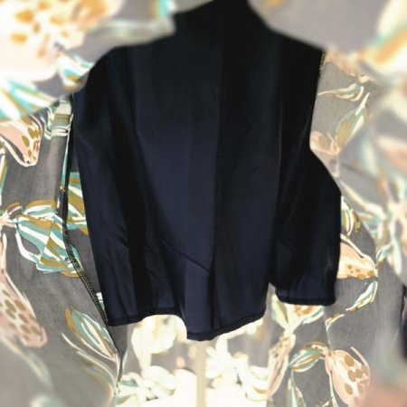 뒷밴딩프린팅 스커트