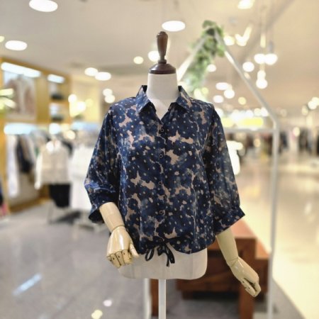 카라쉬폰 블라우스