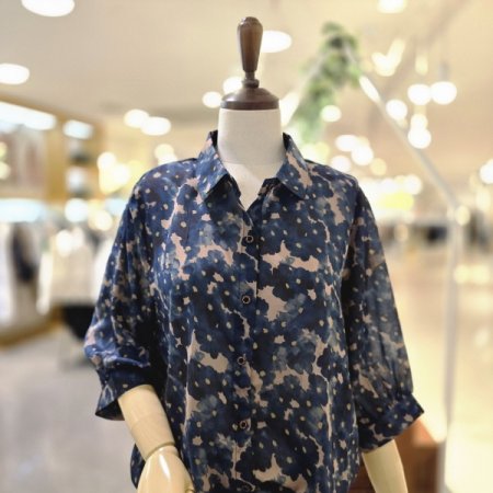 카라쉬폰 블라우스