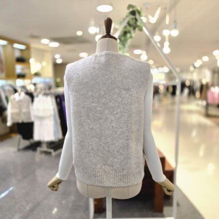 데이지자수 조끼