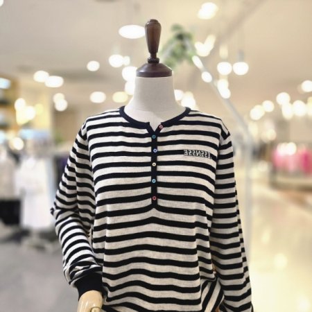 무지개단추 ST 니트