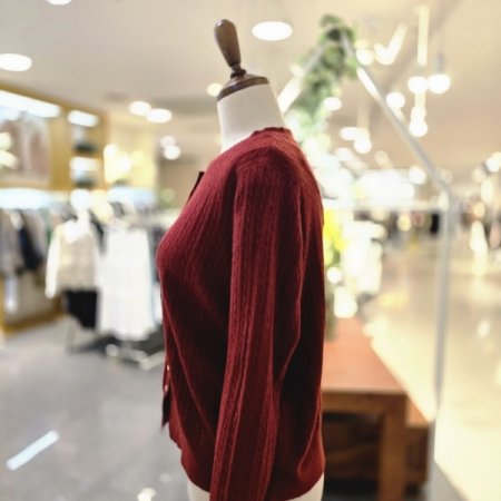 잔꽈색색단추 가디건