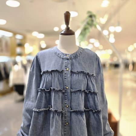 캉캉 청 블라우스