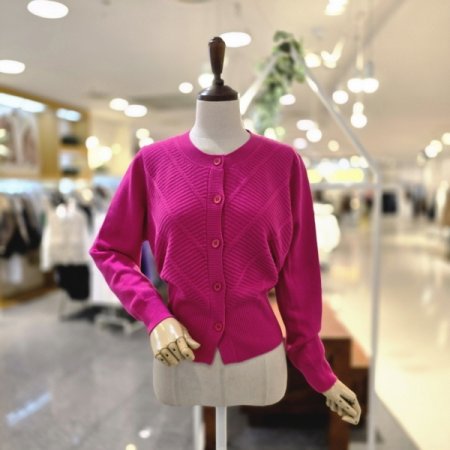 사선빗살 가디건