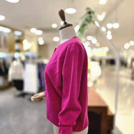 사선빗살 가디건