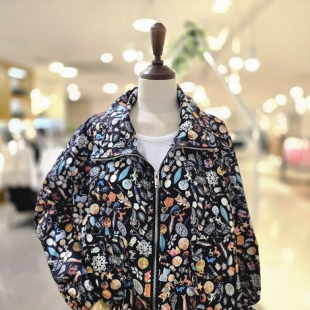 블랙나염 바람막이점퍼