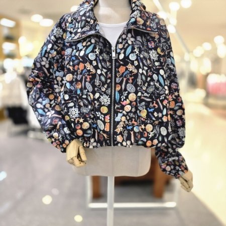 블랙나염 바람막이점퍼