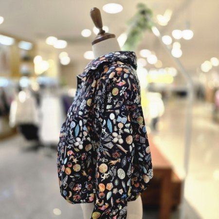 블랙나염 바람막이점퍼