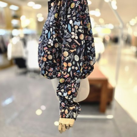 블랙나염 바람막이점퍼