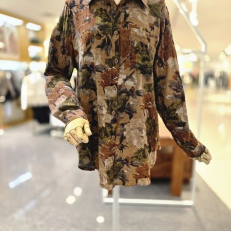 플라워패턴 블라우스