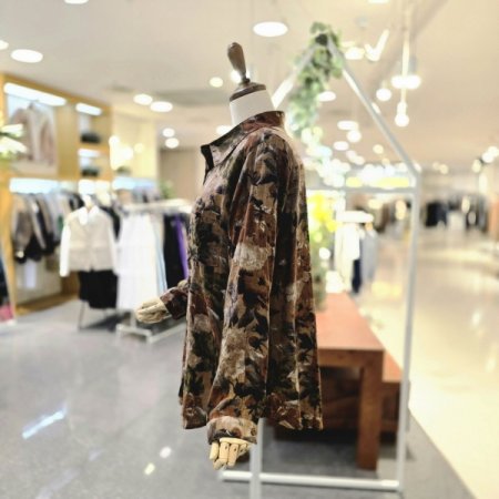 플라워패턴 블라우스