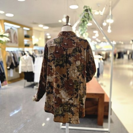 플라워패턴 블라우스