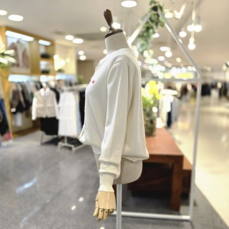 하트자수 가디건