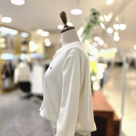 하트자수 가디건