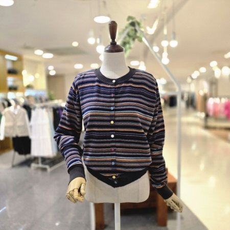 잔줄단가라 가디건