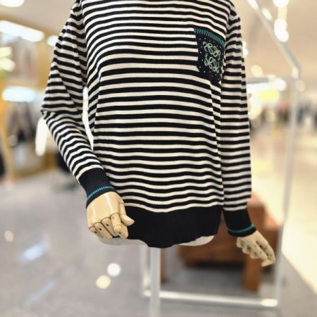 큐빅주머니 니트