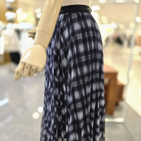 밴딩체크 샤스커트