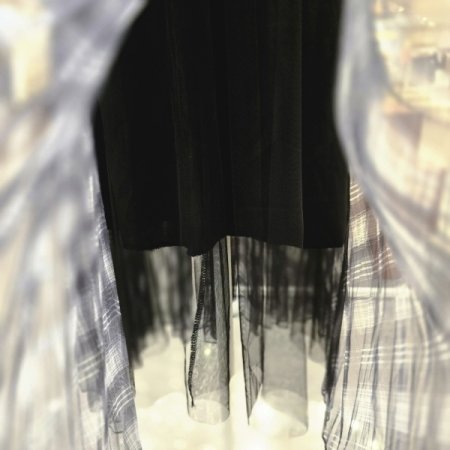 밴딩체크 샤스커트