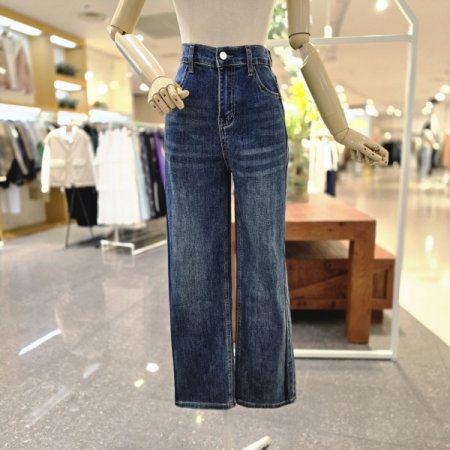 옆라인뒷밴딩데님팬츠