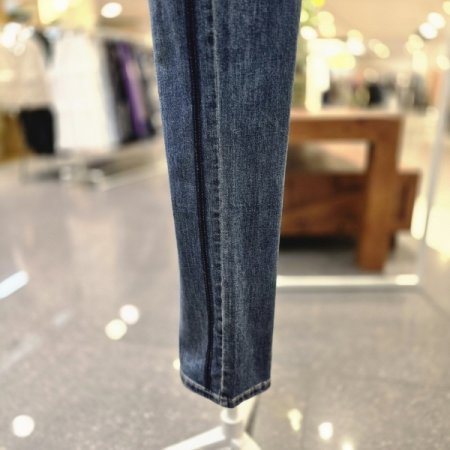 옆라인뒷밴딩데님팬츠