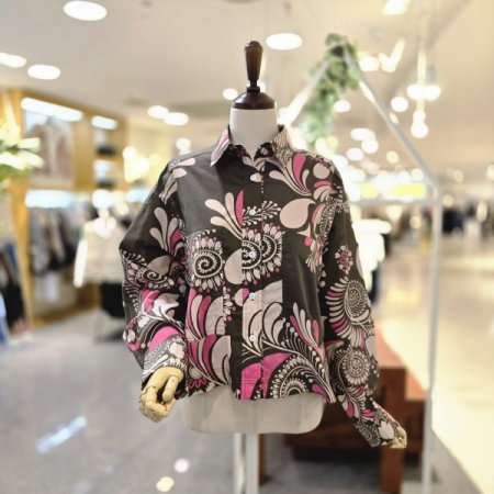 투포켓 프린팅셔츠