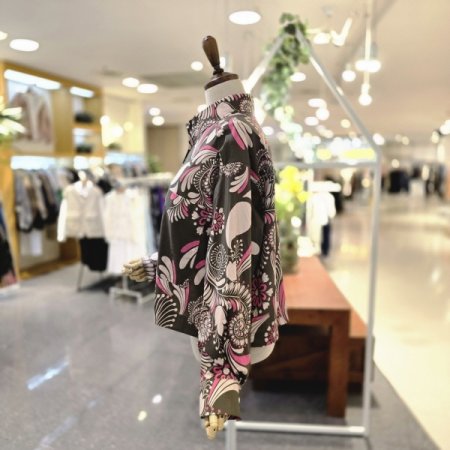 투포켓 프린팅셔츠