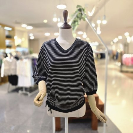 V비즈 단가라셔링니트