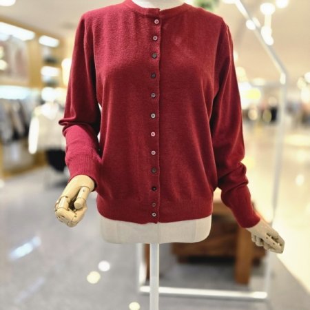 오색단추 가디건