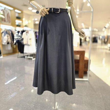 투핀턱 포켓스커트