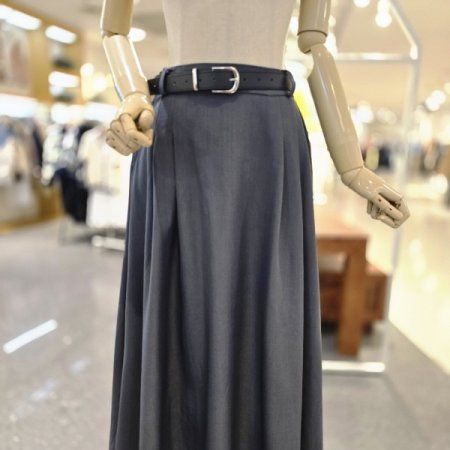 투핀턱 포켓스커트