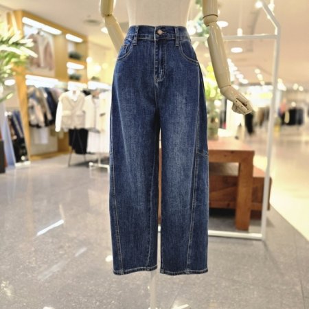 뒷밴딩 사선배기팬츠