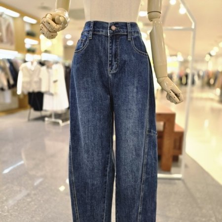 뒷밴딩 사선배기팬츠