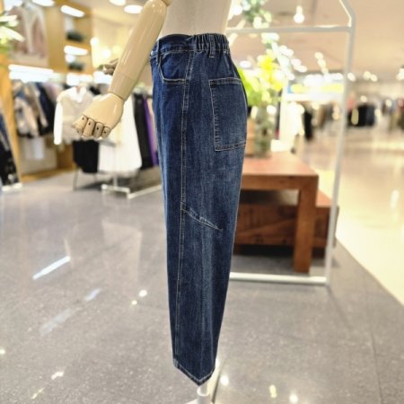 뒷밴딩 사선배기팬츠