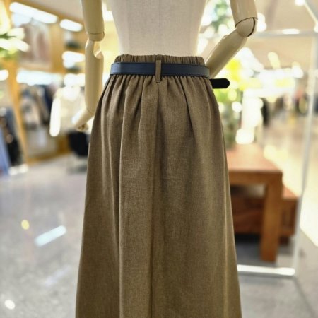 버튼 플레어스커트