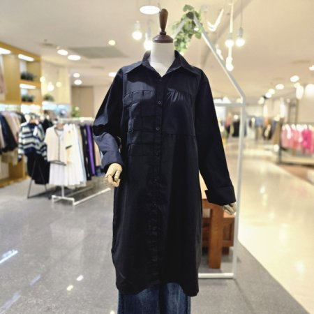 주머니패턴 롱 남방