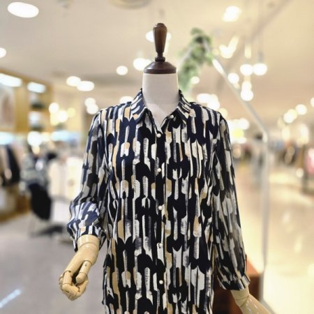 시크카라7부 블라우스