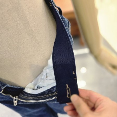 허리안밴드 부츠컷데님팬츠