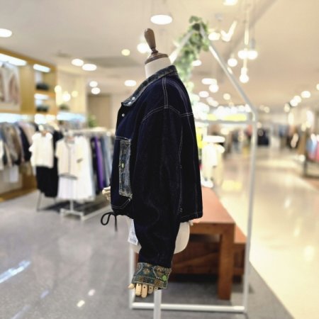 에스닉포켓 데님자켓