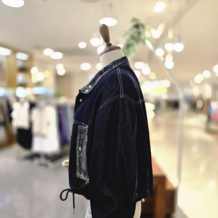 에스닉포켓 데님자켓