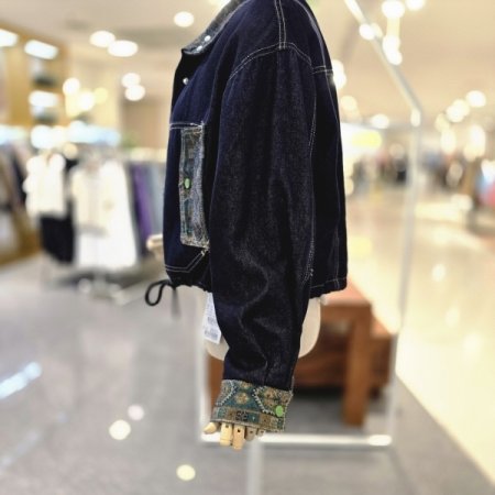 에스닉포켓 데님자켓