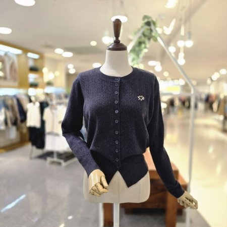 꽈배기패턴 가디건