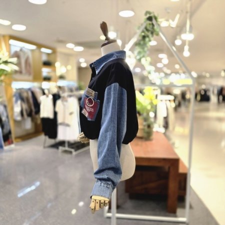 청배색카라주머니셔츠