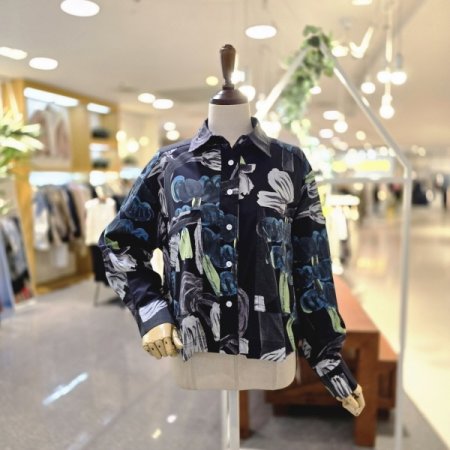 수묵화 블라우스