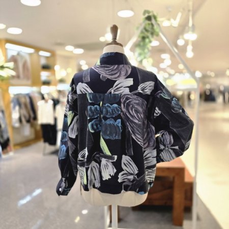 수묵화 블라우스