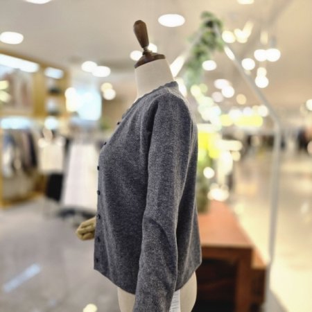 리본자수뷔스가디건세트