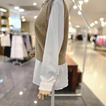 폼폼아가일조끼블라세트