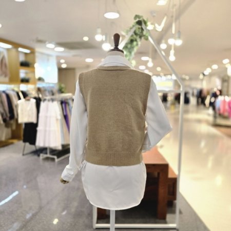 폼폼아가일조끼블라세트